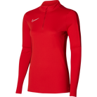 Nike Dri FIT Academy 23 1/4 Zip Women's Drill Top in University Red/Gym Red