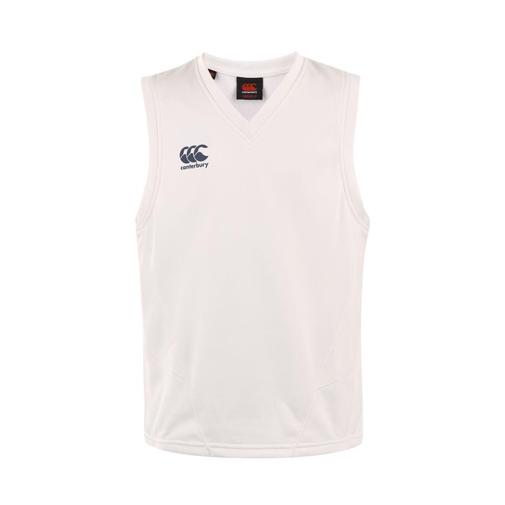 Canterbury Sleeveless Cricket Jumper in cream