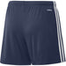 back of Adidas Squadra 21 Women's Shorts in team navy blue