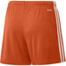 back of Adidas Squadra 21 Women's Shorts in team orange