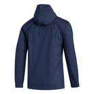 back of Adidas Entrada 22 All Weather Jacket in team navy blue
