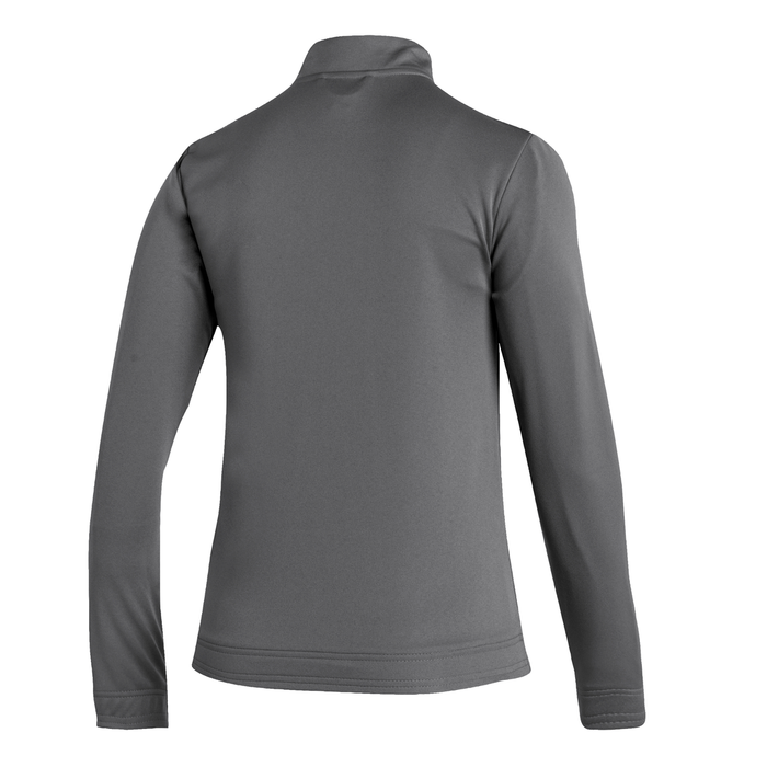 back of Adidas Entrada 22 Track Jacket Women's in team grey four