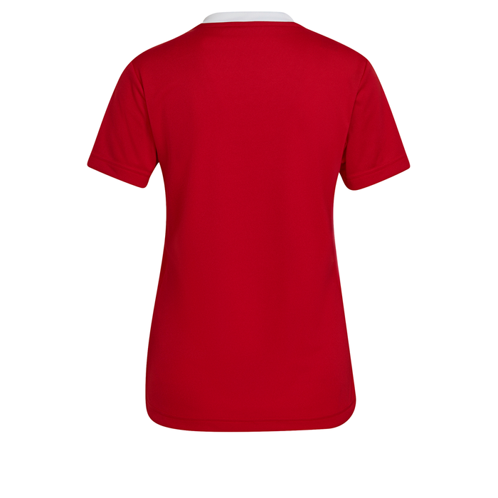 back of Adidas Entrada 22 Shirt Women's in team power red