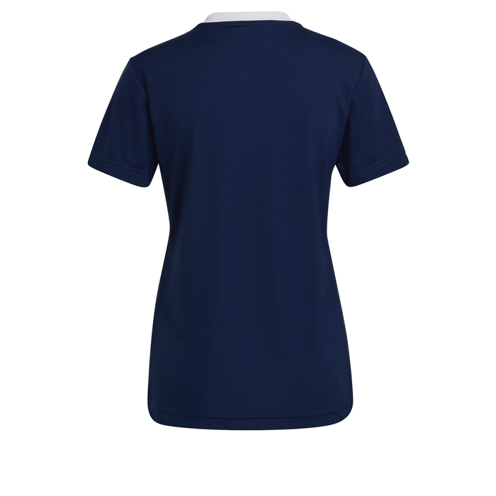 back of Adidas Entrada 22 Shirt Women's in team navy blue