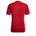 back of Adidas Entrada 22 Graphic Shirt in team power red and black