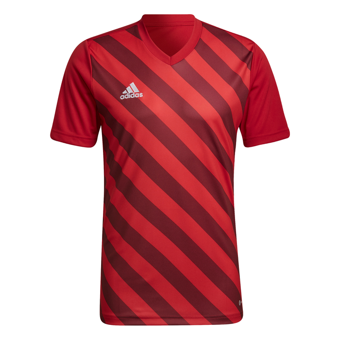 Adidas Entrada 22 Graphic Shirt in team power red and black