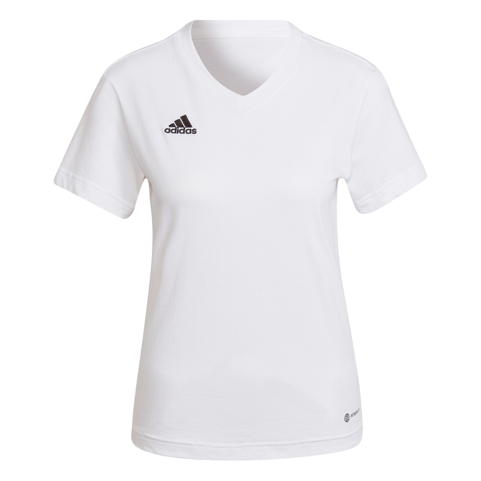 Ladies white adidas t shirt hot sale
