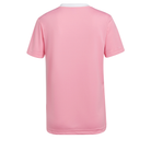 back of Adidas Entrada 22 Shirt Women's in semi pink glow