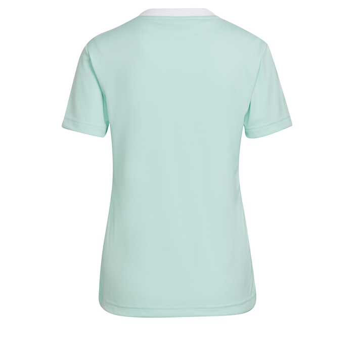 back of Adidas Entrada 22 Shirt Women's in clear mint