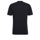 back of Adidas Entrada 22 Graphic Shirt in black and white