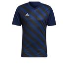 Adidas Entrada 22 Graphic Shirt in team navy blue and black