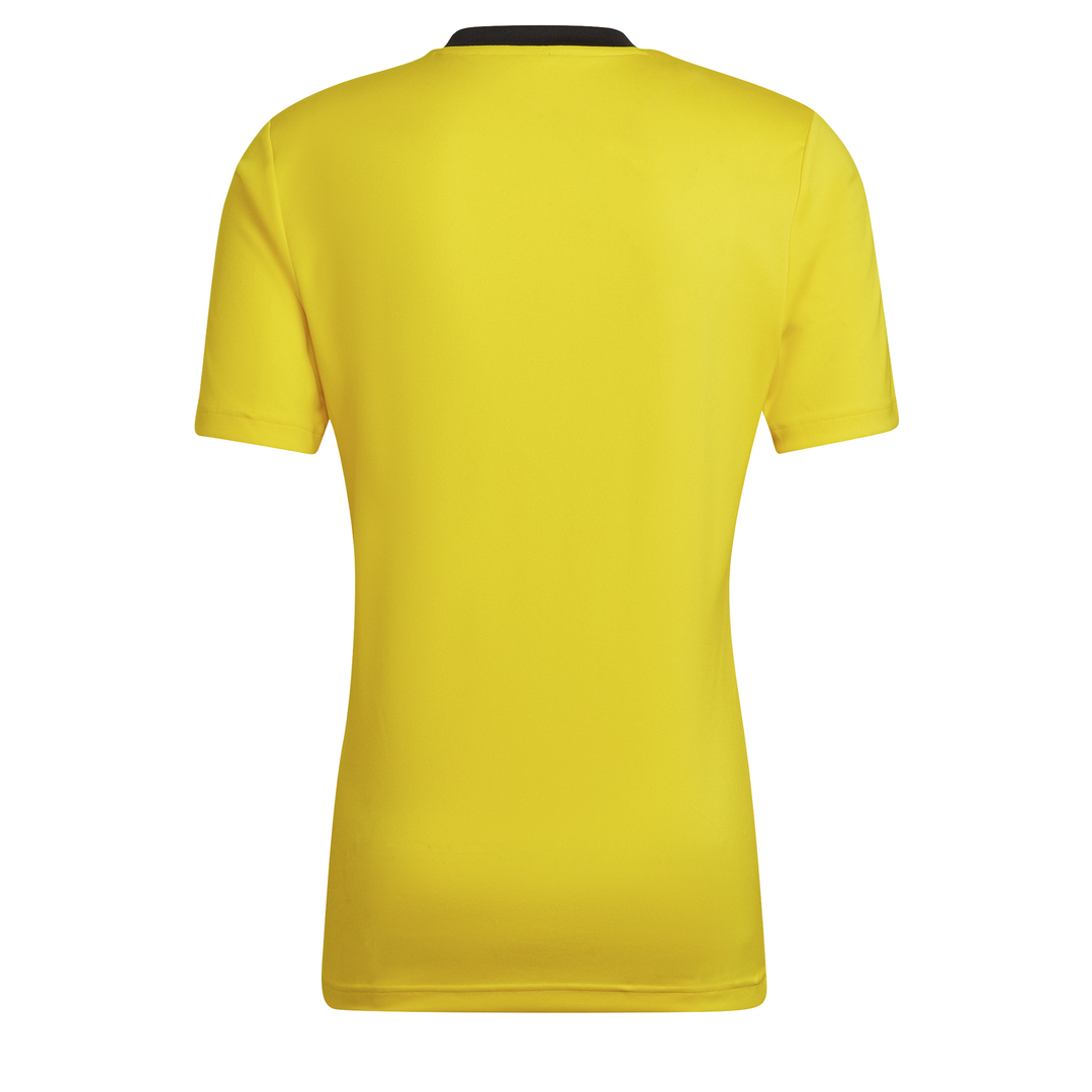 back of Adidas Entrada 22 Shirt in yellow