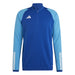 Adidas Tiro 1/4 Zip Track Top in Team Royal Blue/Pulse Blue