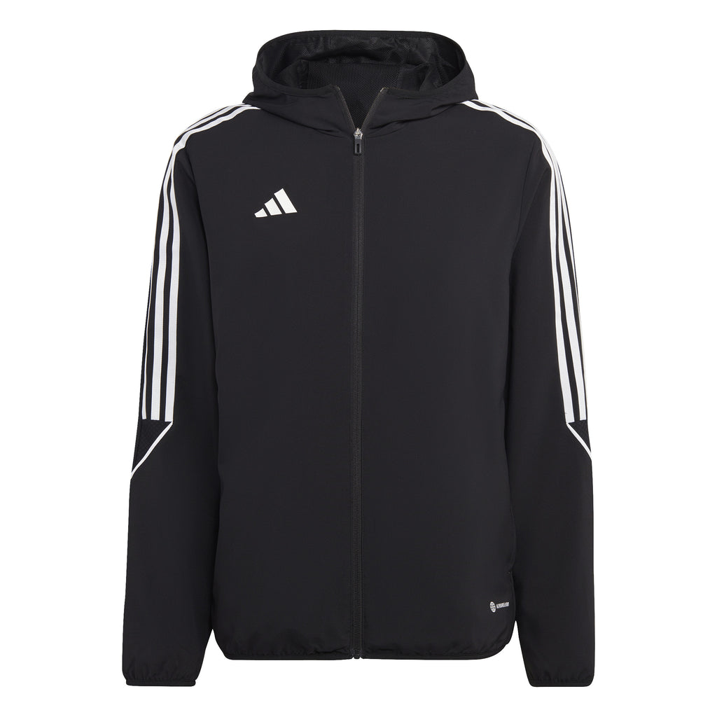 Adidas windbreaker white clearance and black