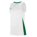Nike Basketball Jersey in White/Pine Green