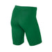 back of Nike Team Half Tight in pine green