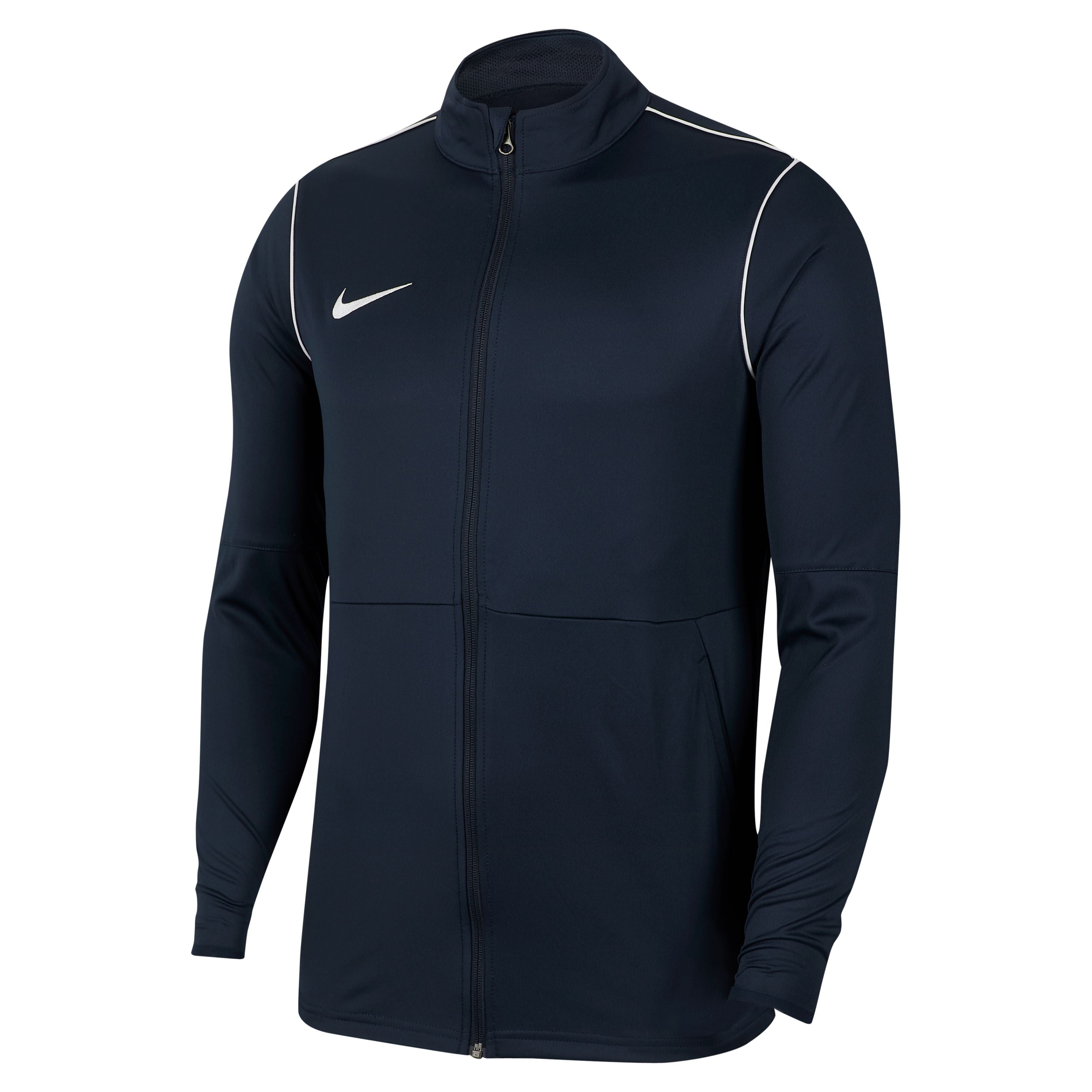 nike track jacket navy tan