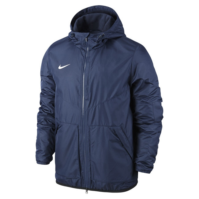 Nike Team Fall Jacket in Obsidian/Dark Obsidian/White