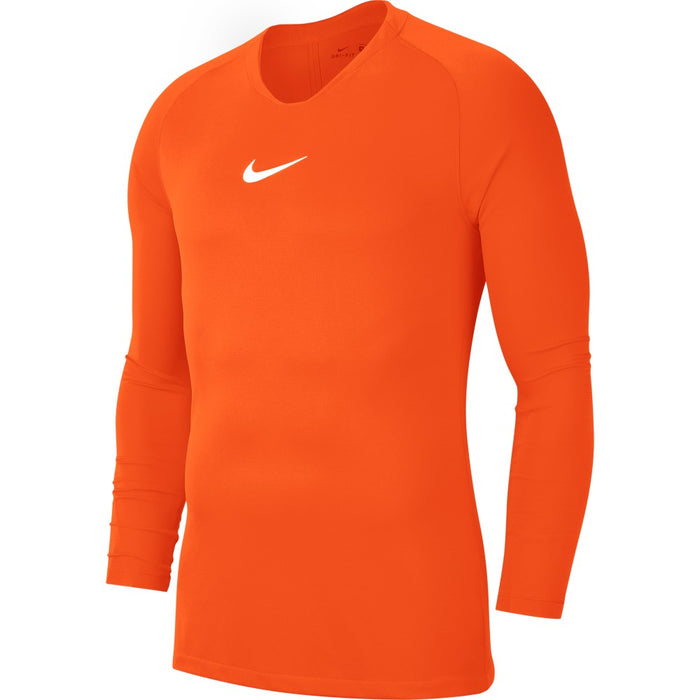 Nike Park First Layer Shirt Long Sleeve in Safety Orange/White