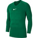 Nike Park First Layer Shirt Long Sleeve in Pine Green/White