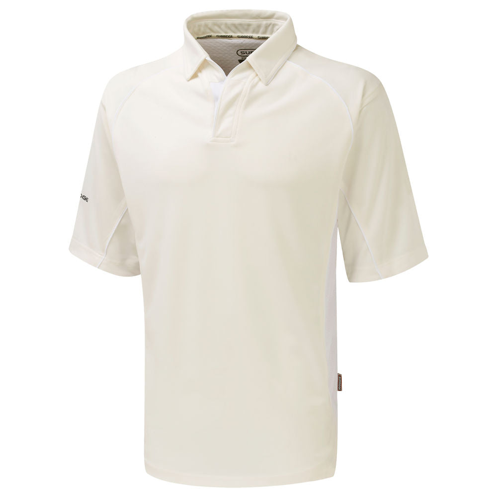 Surridge Sport 3/4 Sleeve Cricket Shirt in white
