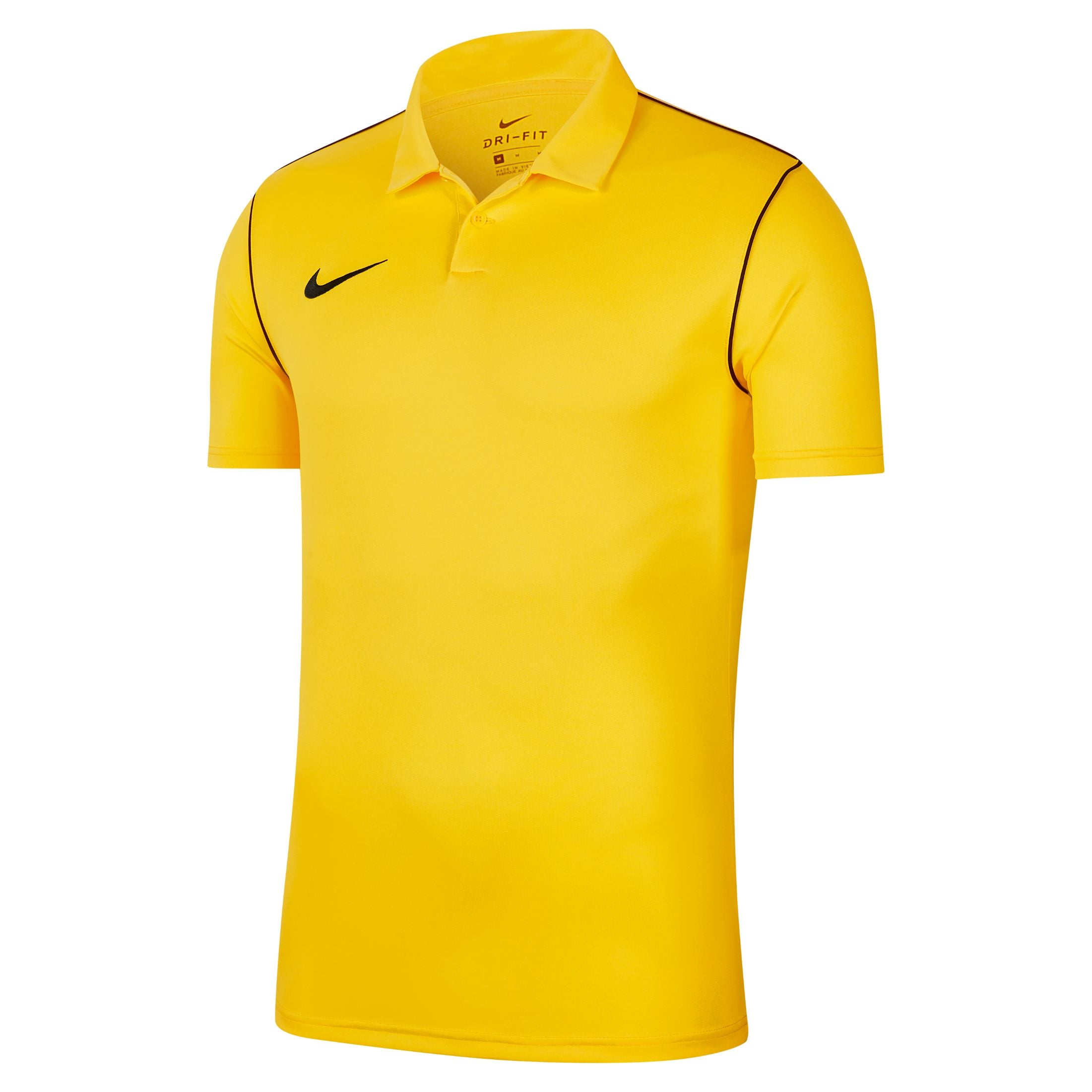 yellow nike polo