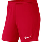 Nike Dri FIT Park III Knit Short Womens in university red