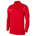 Nike Park 20 Knit Track Jacket in University Red/White/White