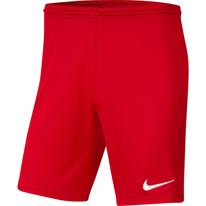 Nike Park III Short in University Red/White