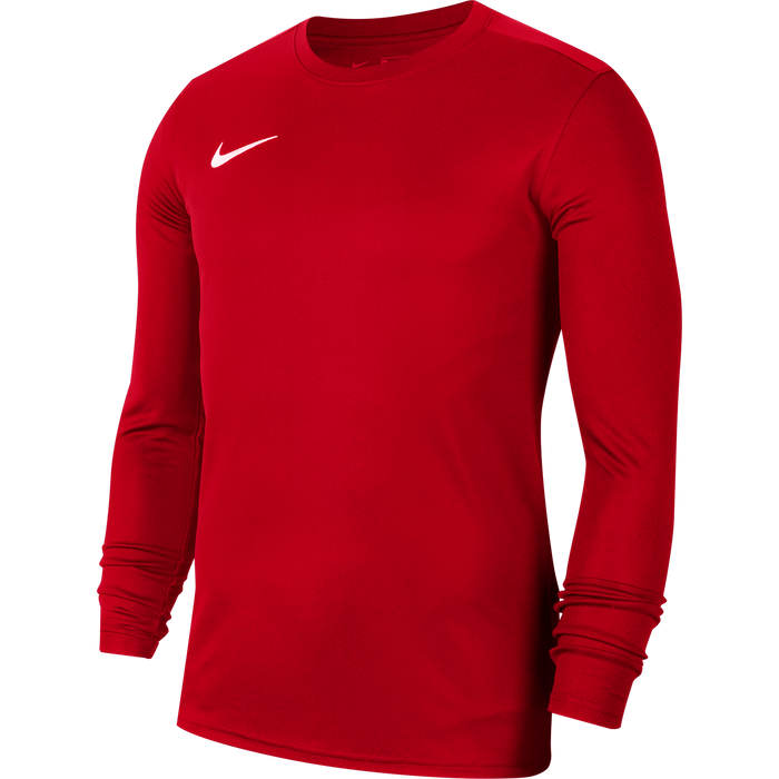 Nike Park VII Shirt Long Sleeve in University Red/White