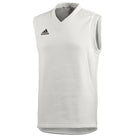 Adidas Elite Sleeveless Cricket Sweater 2020 in chalk