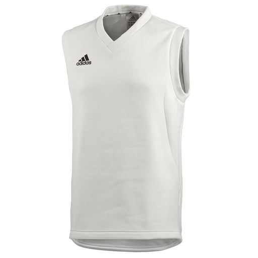 Adidas Elite Sleeveless Cricket Sweater 2020 in chalk