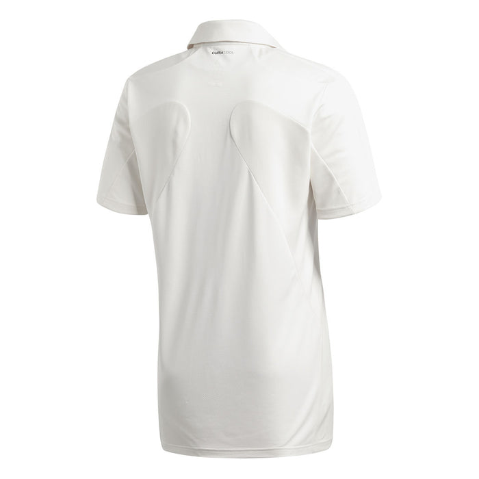 Adidas Elite Long Sleeve Cricket Shirt 2020 in white