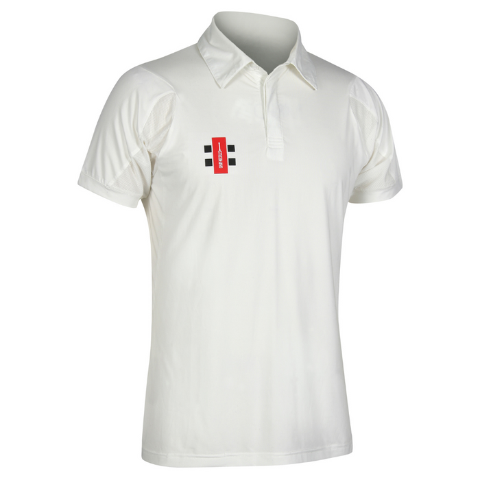 Gray Nicolls Velocity Short Sleeve Cricket Shirt in ivory