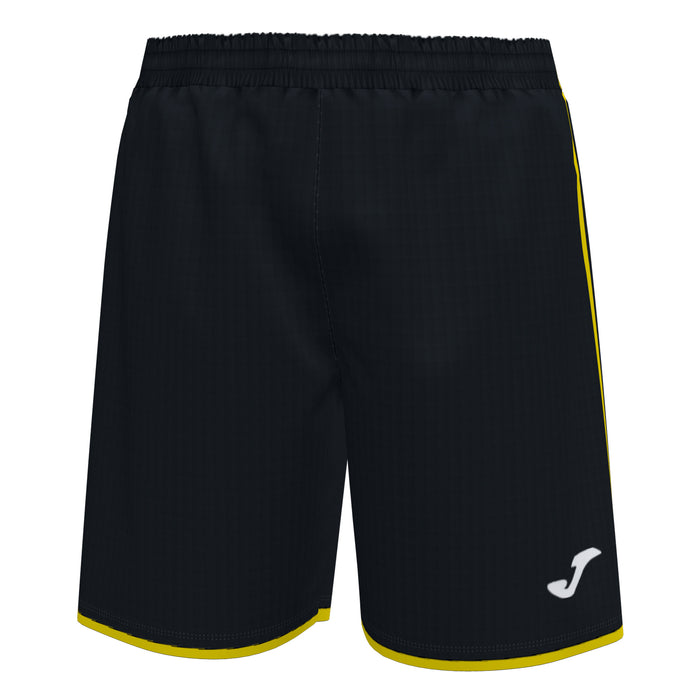 Joma Liga Shorts in Black/Yellow