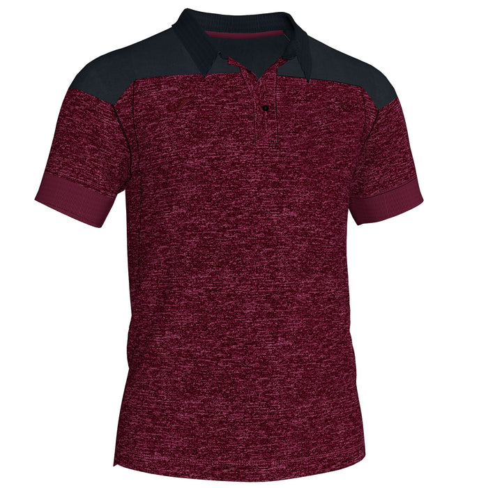 Joma Winner II Cotton Polo Shirt in burgandy