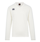 Canterbury Long Sleeve Cricket Overshirt in cream