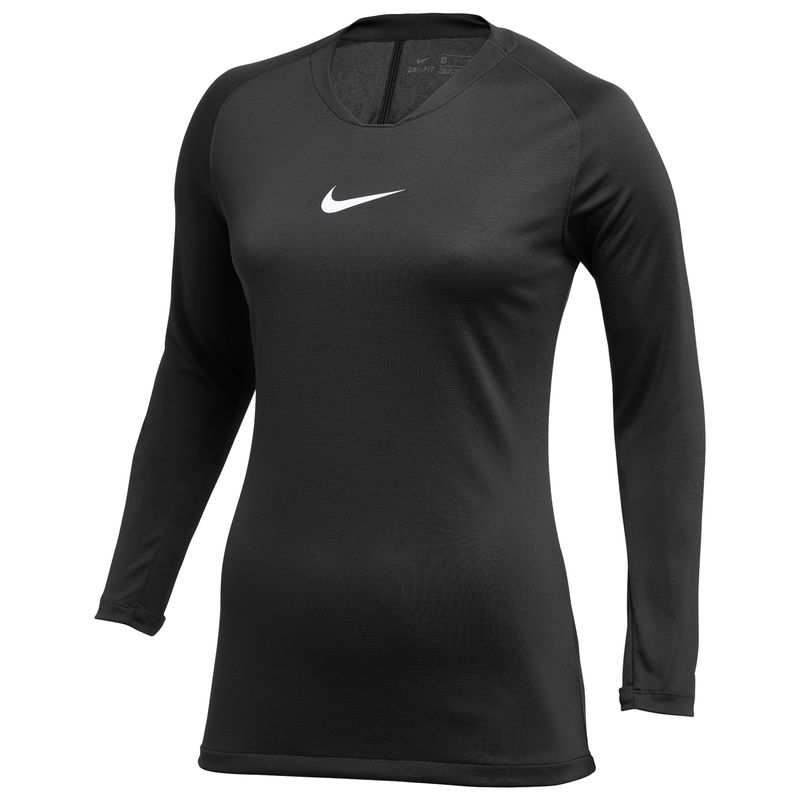 nike women's dri fit long sleeve cotton tee