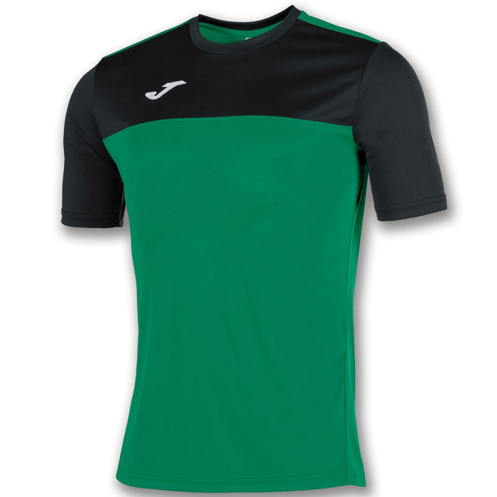 Joma Winner Short Sleeve Shirt in Green/Black