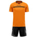 Givova Kit One Short Sleeve Shirt & Shorts Set in Orange/Black