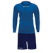 Givova Kit Revolution Long Sleeve Shirt & Shorts Set in Royal/Navy