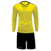 Givova Kit Revolution Long Sleeve Shirt & Shorts Set in Yellow/Black
