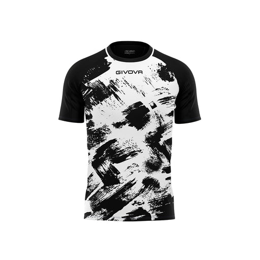 Givova Art Short Sleeve Shirt in Black/White