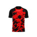 Givova Art Short Sleeve Shirt in Red/Black