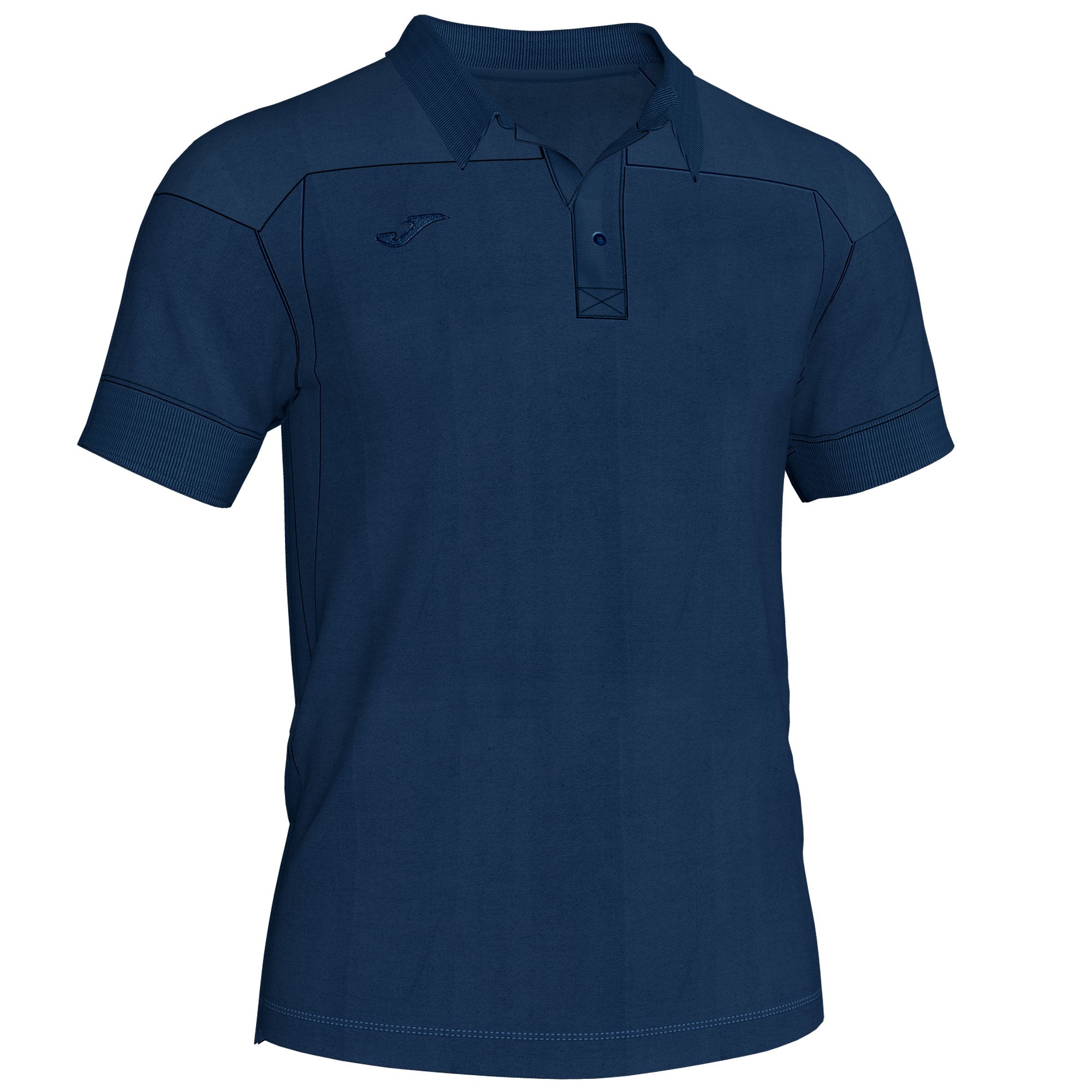 Joma Winner II Cotton Polo Shirt in blue jean