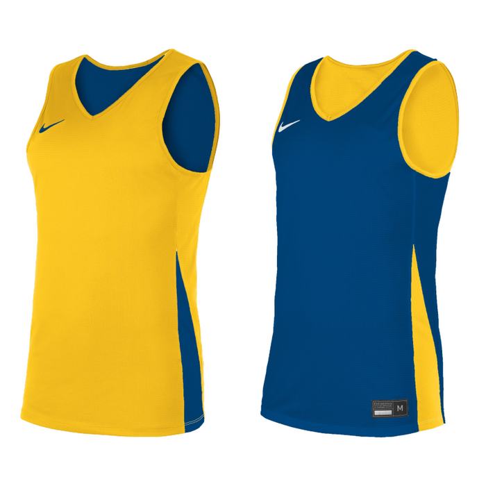 Nike Basketball Reversible Jersey in Tour Yellow/Royal Blue