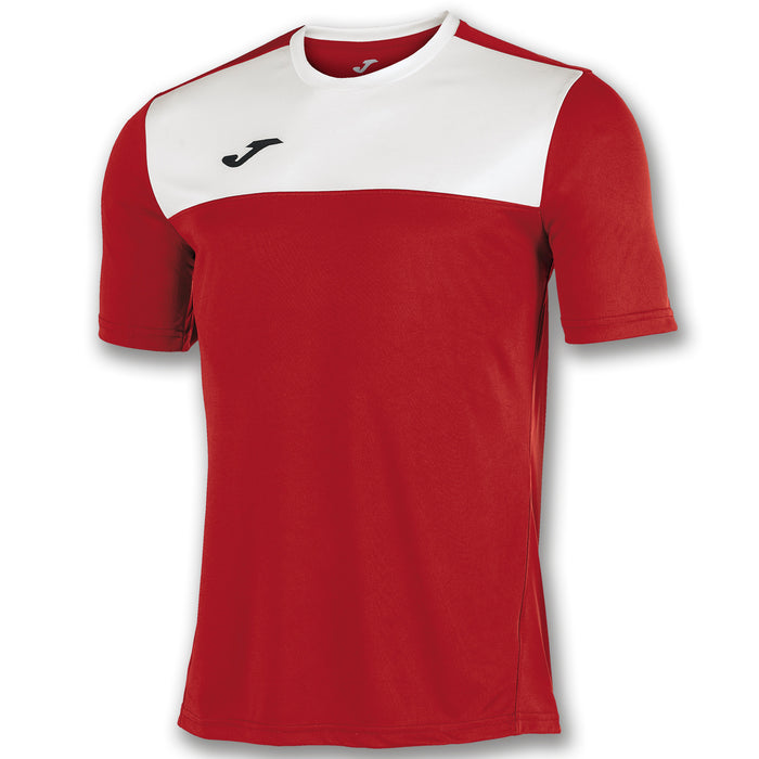 Joma Winner Short Sleeve Shirt in Red/White