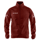 Givova Basico Rain Jacket in Burgundy