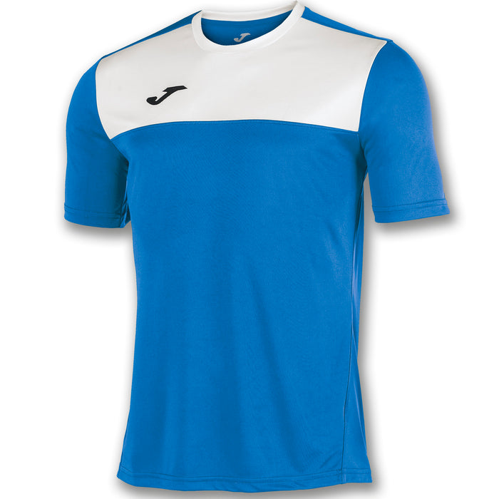 Joma Winner Short Sleeve Shirt in Royal/White