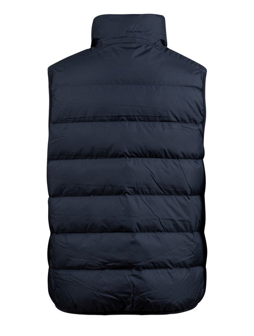 back of Nike Sideline Gilet in obsidian